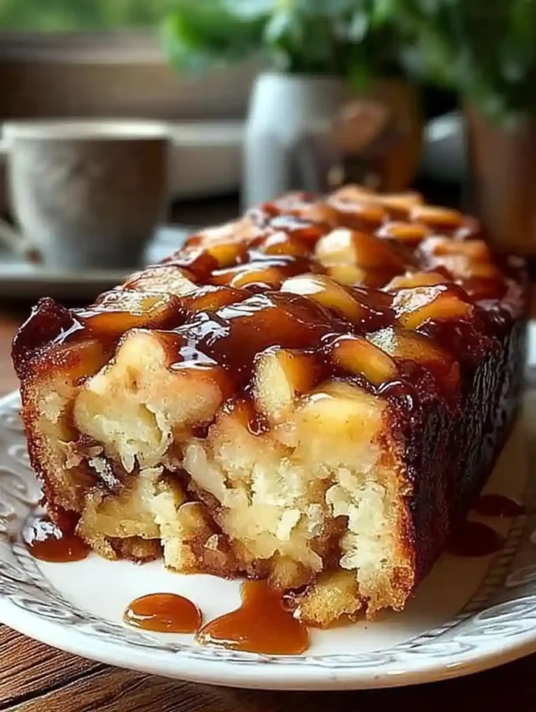 Cinnamon Swirl Apple Fritter Bread
