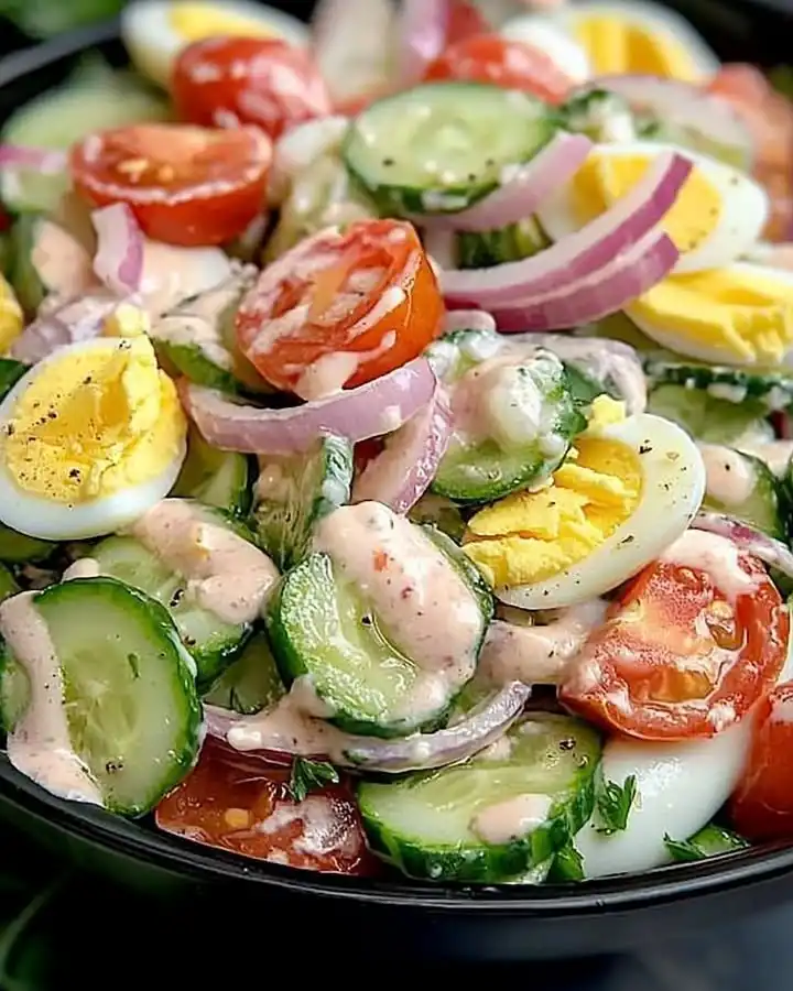 Cucumber and Egg Salad