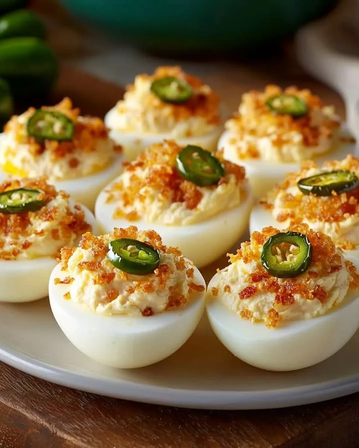 Jalapeño Popper Deviled Eggs