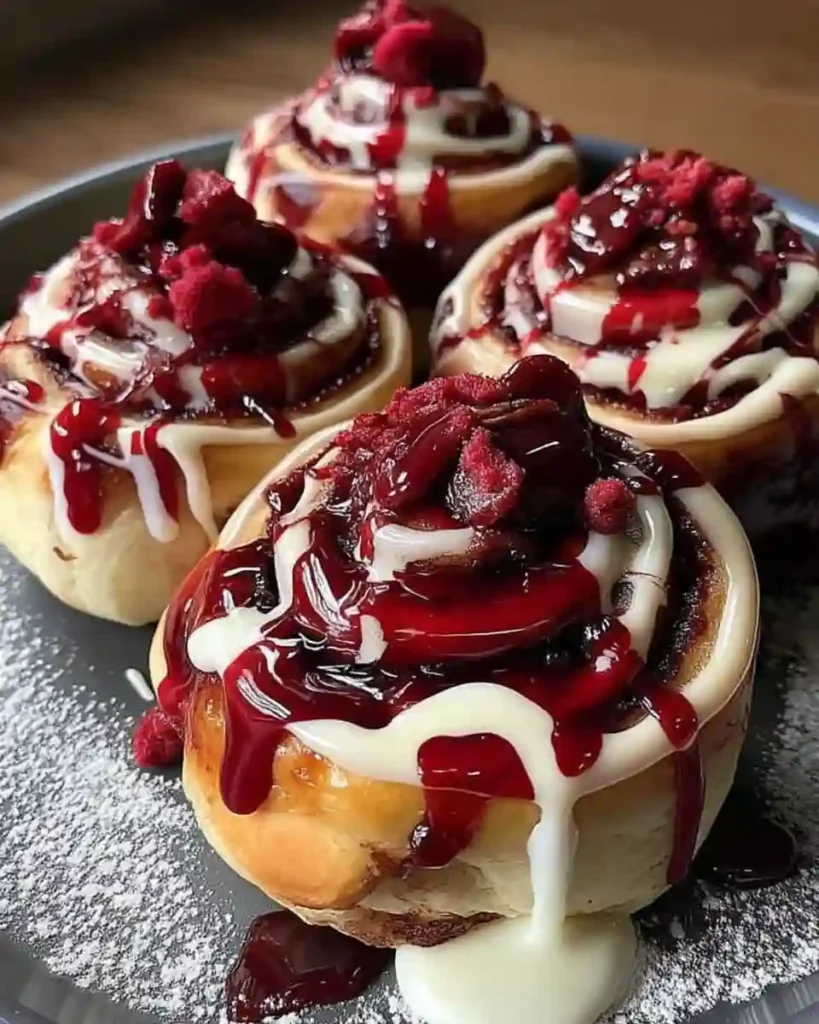 Red Velvet Cinnamon Rolls