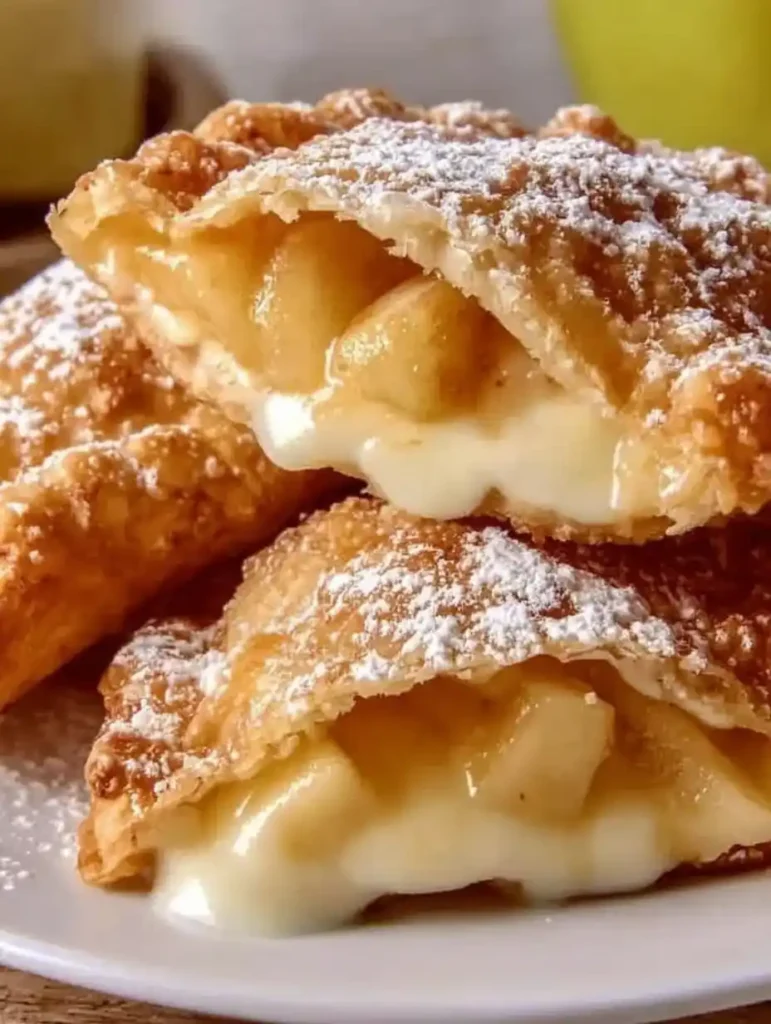Stuffed Cheesecake Fried Apple Pies