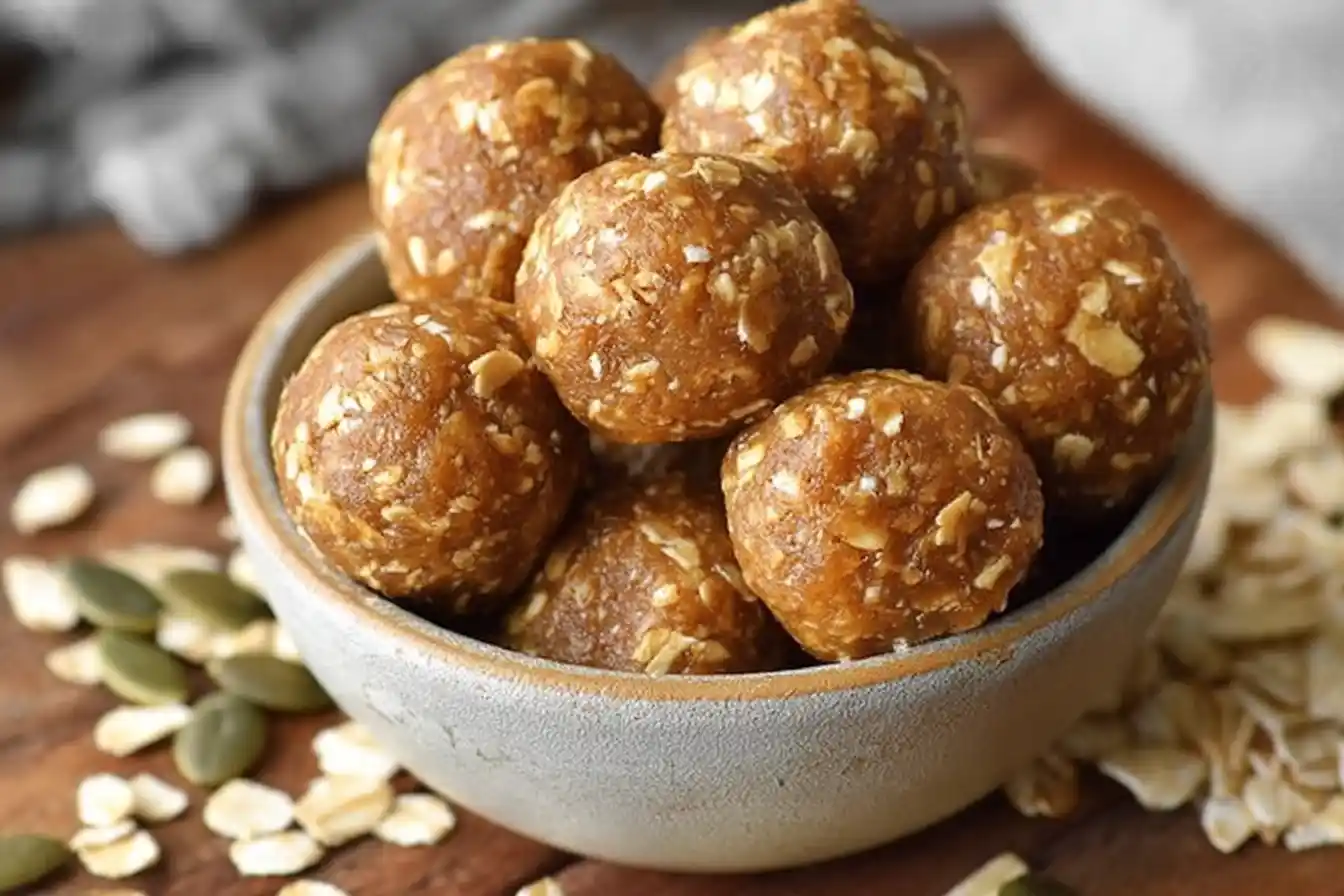 Indulge in Healthy Almond Butter Pumpkin Protein Balls for Quick Energy