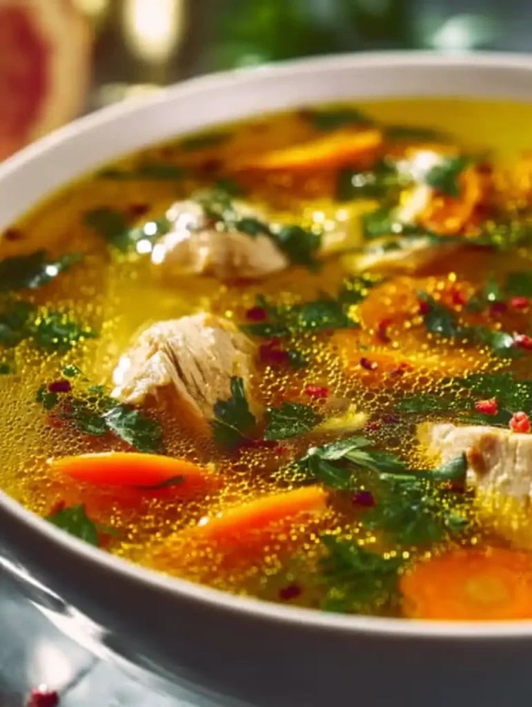 Anti-Inflammatory Turmeric Chicken Soup