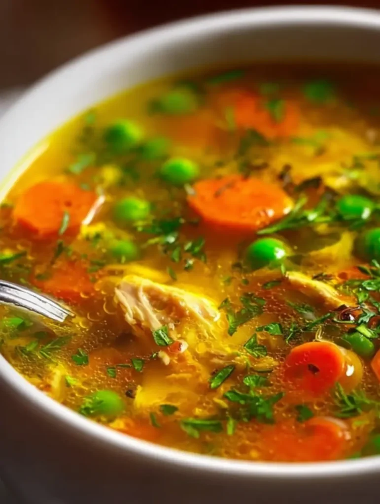 Anti-Inflammatory Turmeric Chicken Soup