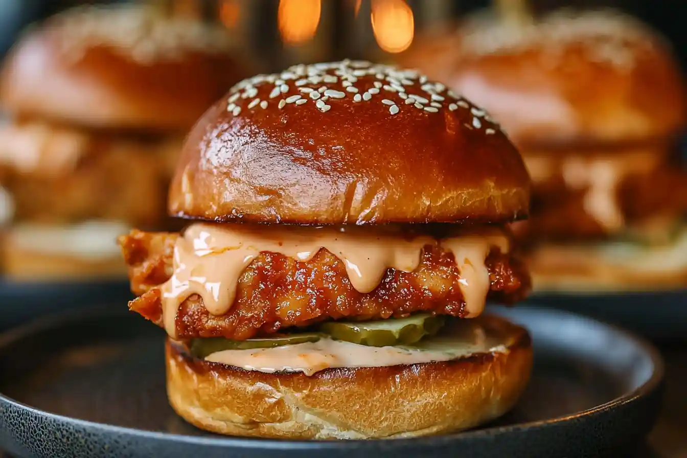 Irresistibly Crispy Bang Bang Chicken Sliders