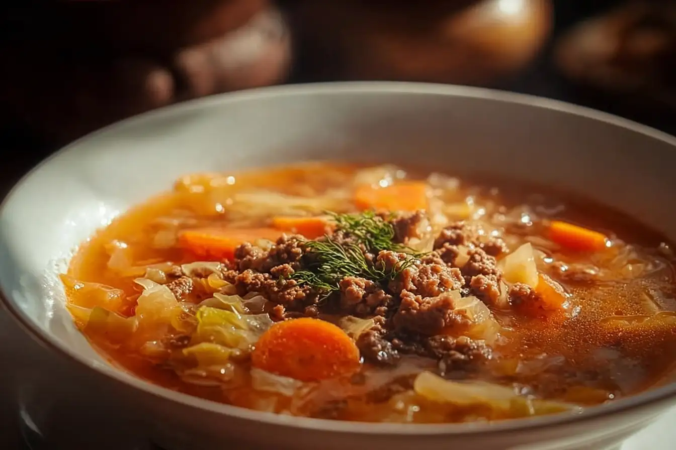 Cabbage Soup with Ground Beef: A Hearty and Delicious Recipe