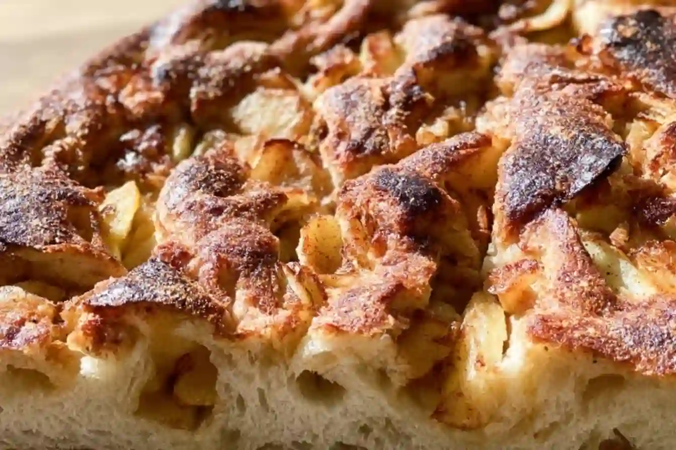 Caramel Apple Sourdough Focaccia