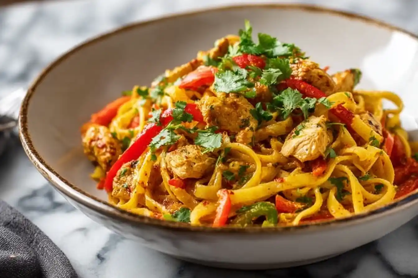 One-Pan Chicken Fajita Pasta: Quick Tex-Mex Dinner Delight