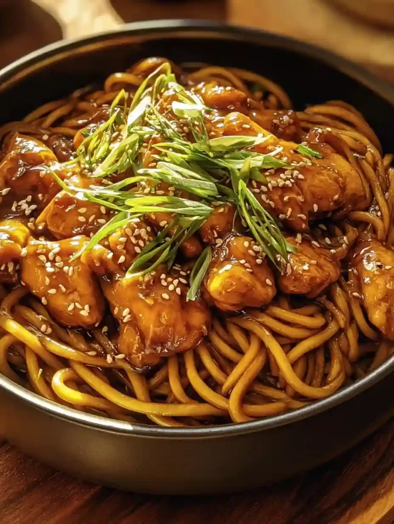 Chicken Teriyaki Noodles
