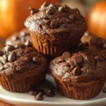 Chocolate Pumpkin Muffins