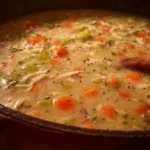 Cozy Chicken and Wild Rice Soup A Comforting Dinner Delight