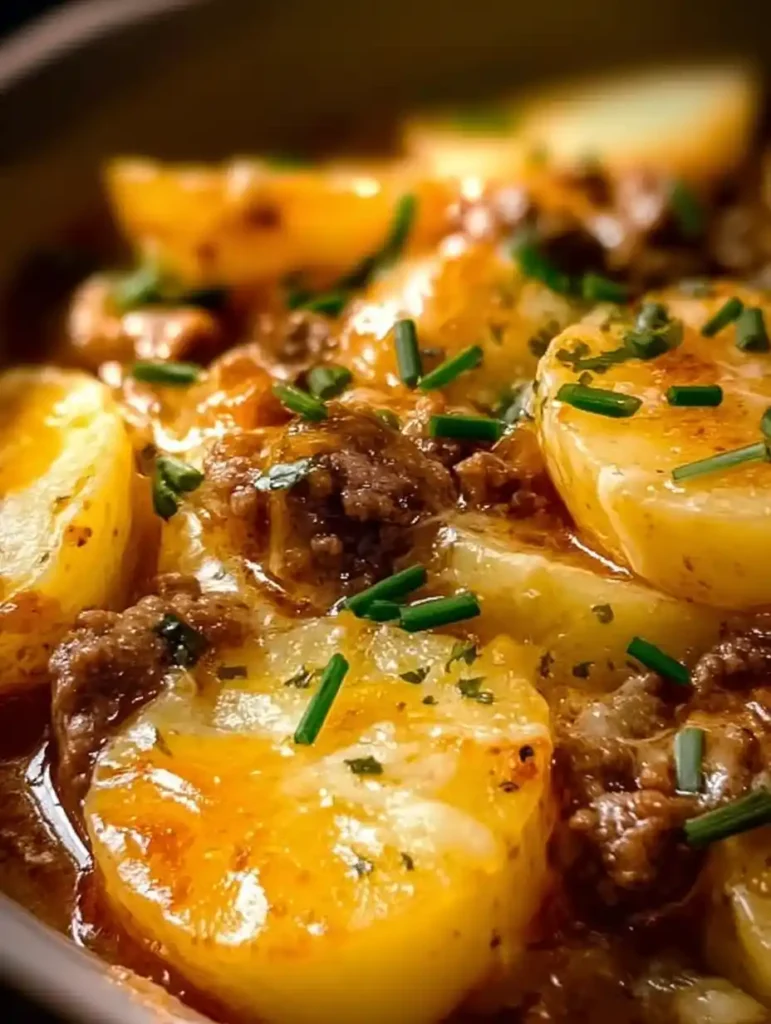 Crockpot Hamburger Potato Casserole