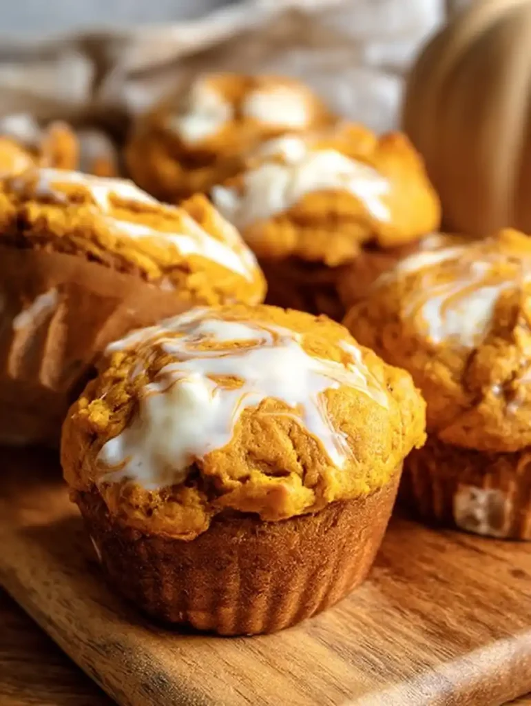 Deliciously Healthy Pumpkin Cream Cheese Muffins for a Perfect Fall Treat