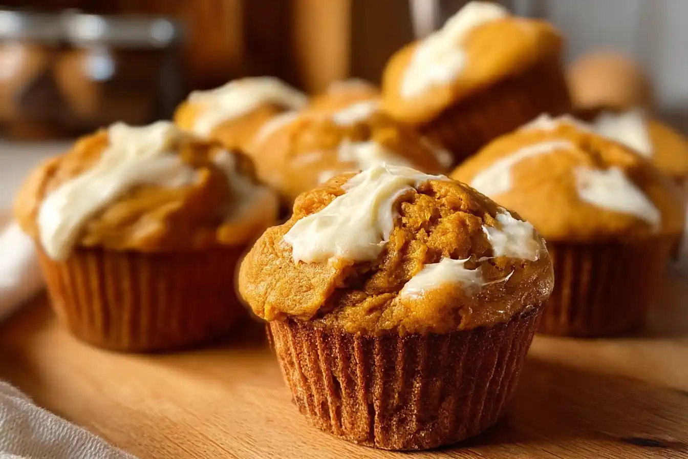 Deliciously Healthy Pumpkin Cream Cheese Muffins for a Perfect Fall Treat