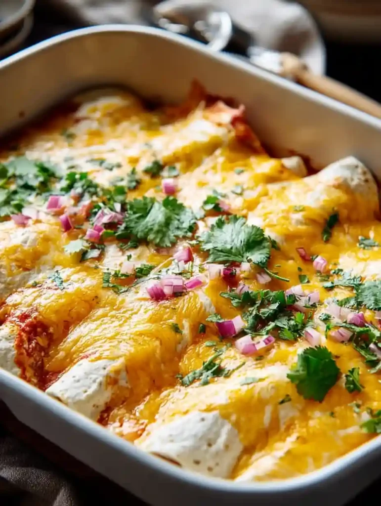 Irresistible Ranch Chicken Enchiladas