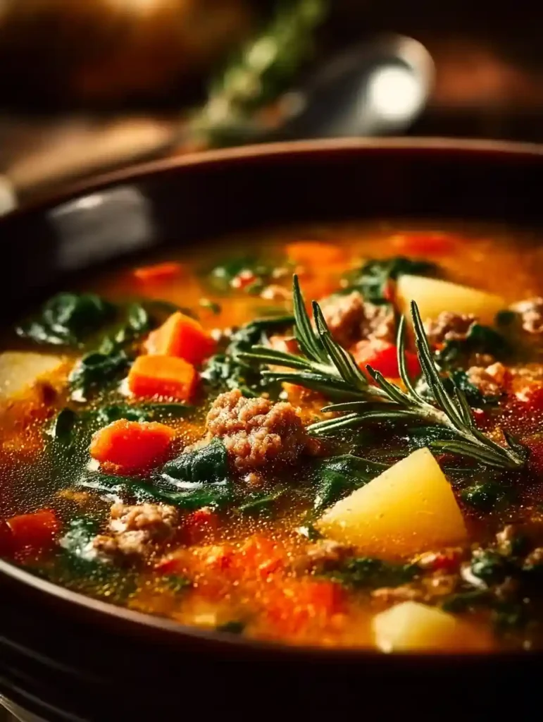 Italian Sausage and Potato Soup 