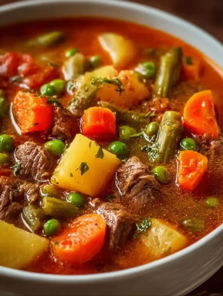 Warm Up with My Mom's Old-Fashioned Vegetable Beef Soup Recipe