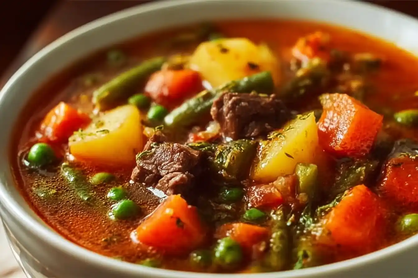 Warm Up with My Mom’s Old-Fashioned Vegetable Beef Soup Recipe