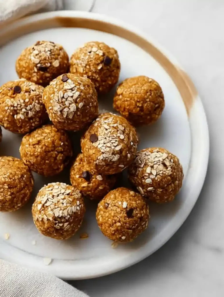 Peanut Butter Pumpkin Protein Balls
