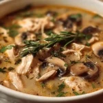 Rotisserie Chicken Mushroom Soup