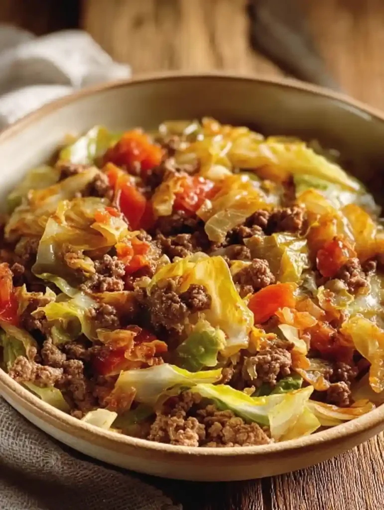 Savory Beef & Cabbage