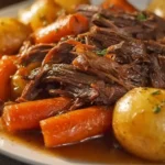 Three Packet Slow Cooker Roast