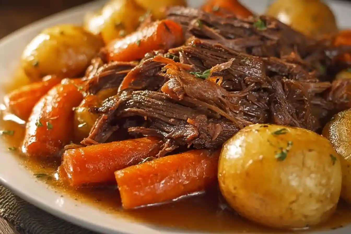 Three Packet Slow Cooker Roast: A Comfort Classic Bursting With Flavor