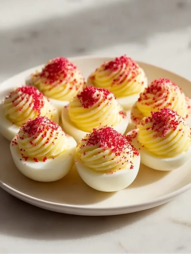 Whimsical Deviled Eggs Dessert