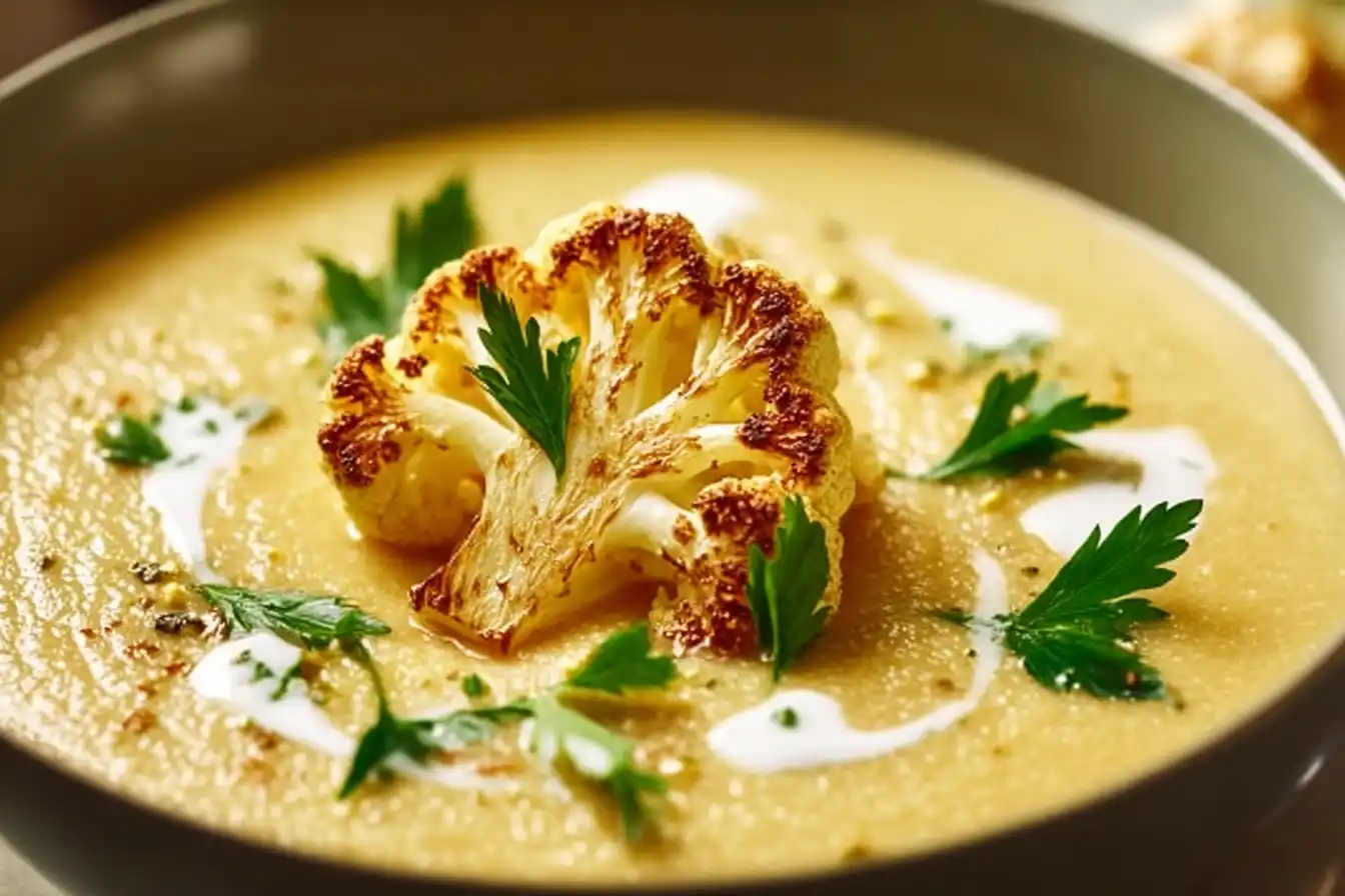 Creamy Cauliflower Soup with Coconut Milk A Comforting Vegan Delight