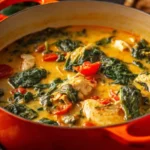 Chicken Coconut Red Curry Soup