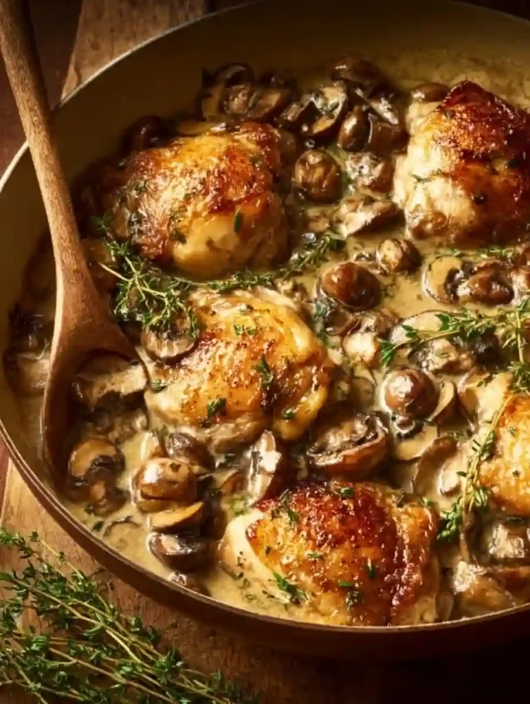 Creamy Chicken and Mushroom Bake