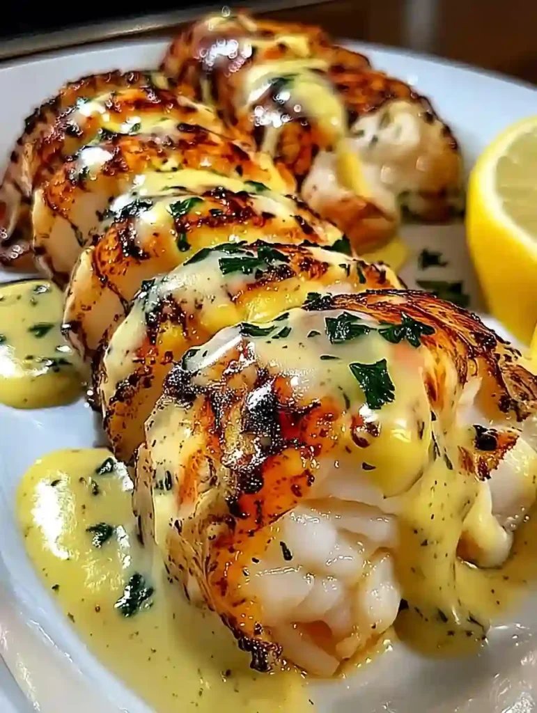 Creamy Garlic Butter Lobster Tails