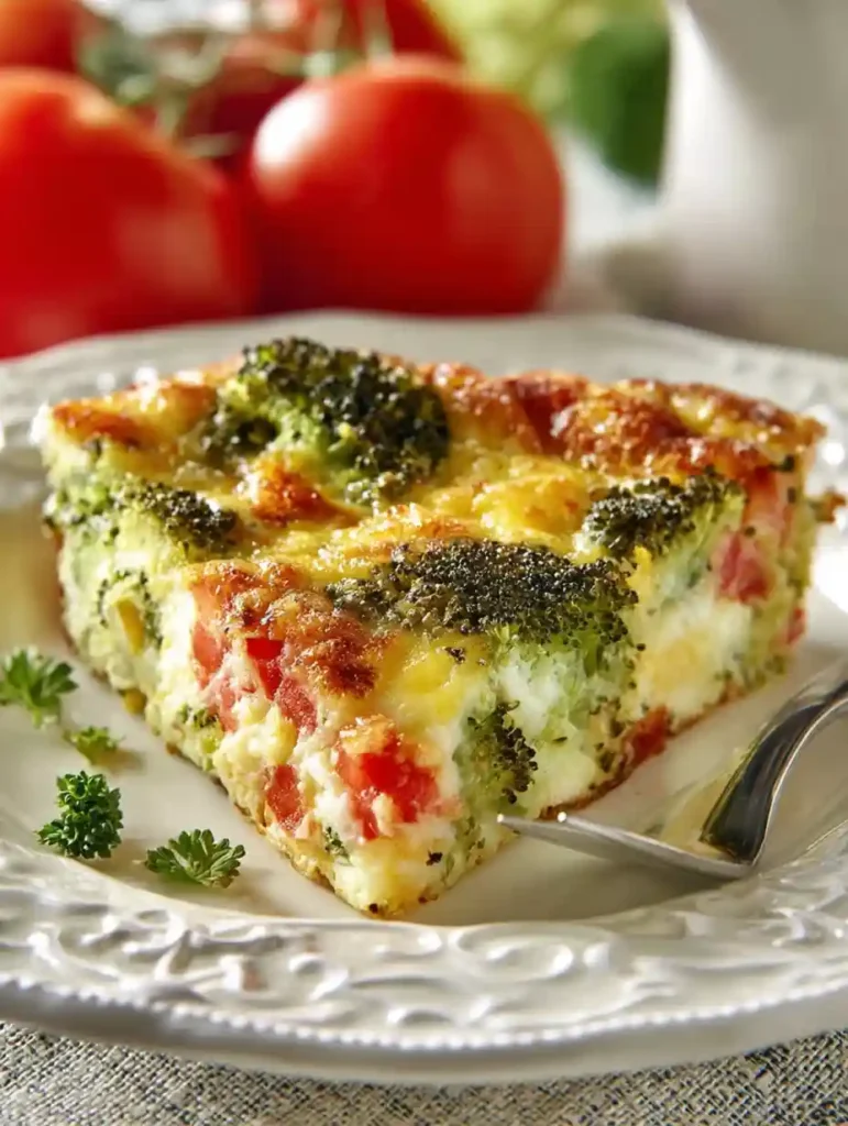 Crustless Vegetable Quiche