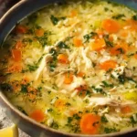 Greek Lemon Chicken Soup Avgolemono