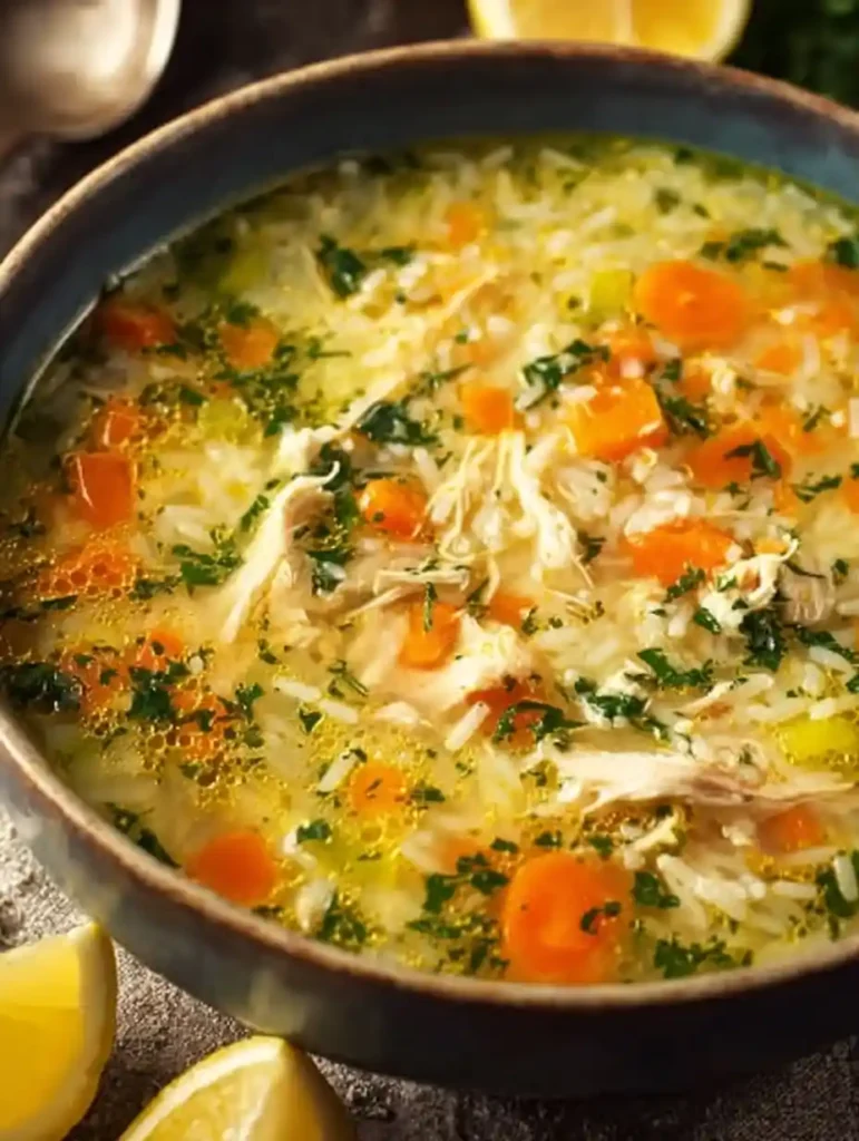 Greek Lemon Chicken Soup Avgolemono