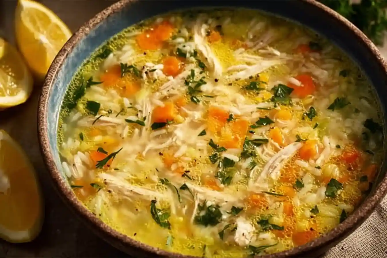 Greek Lemon Chicken Soup Avgolemono