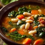 Hearty Tuscan White Bean Soup