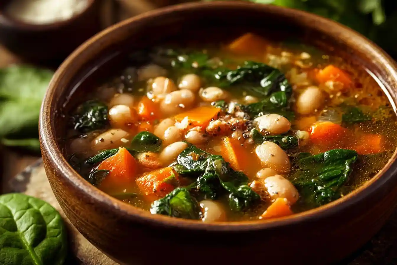 Warm Up with Hearty Tuscan White Bean Soup Perfect for Dinner Time