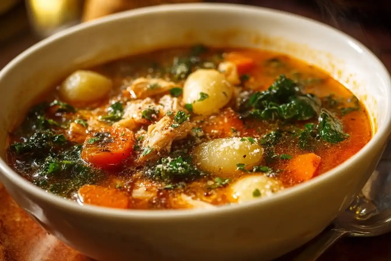 Italian Chicken and Veggie Soup Recipe