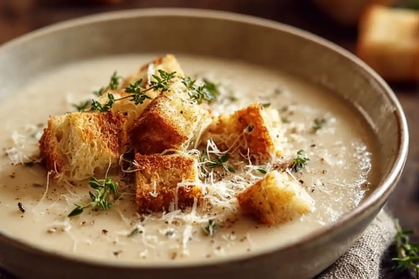 Indulge in Creamy Tuscan Parmesan Soup: An Easy Comfort Recipe