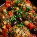 Slow Cooker Mediterranean Chicken