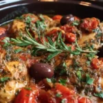 Slow Cooker Mediterranean Chicken