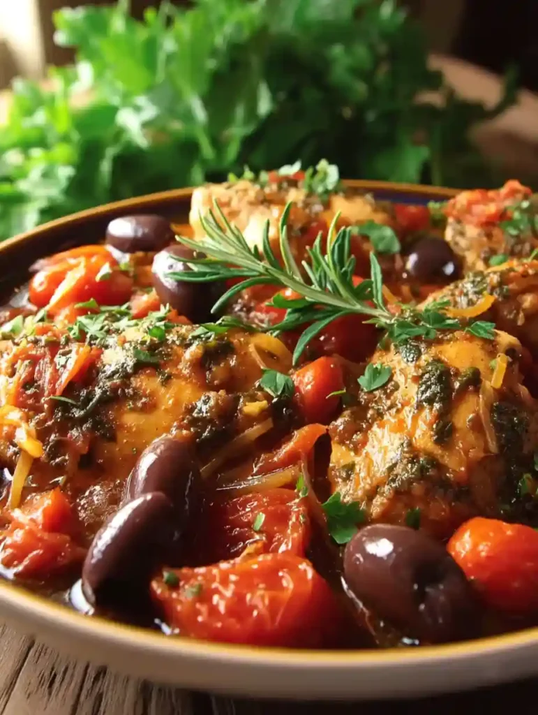Slow Cooker Mediterranean Chicken