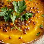 Spiced Carrot and Lentil Soup