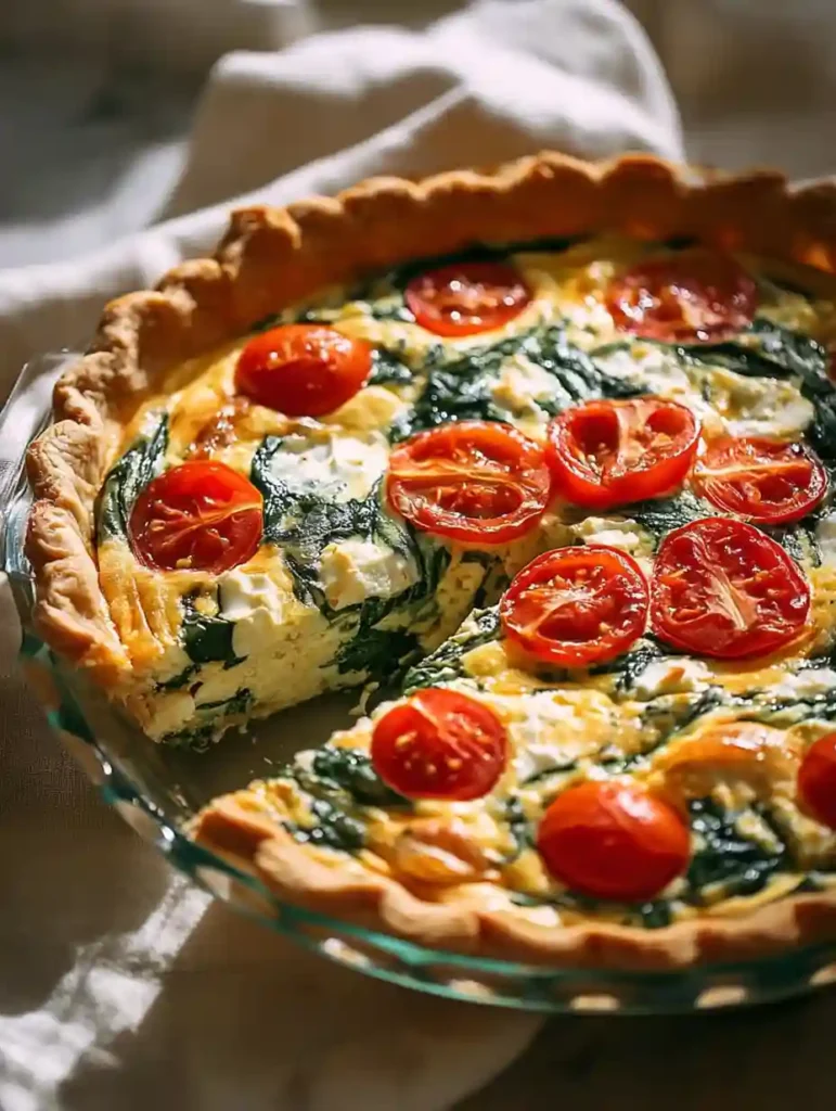Spinach Ricotta Quiche
