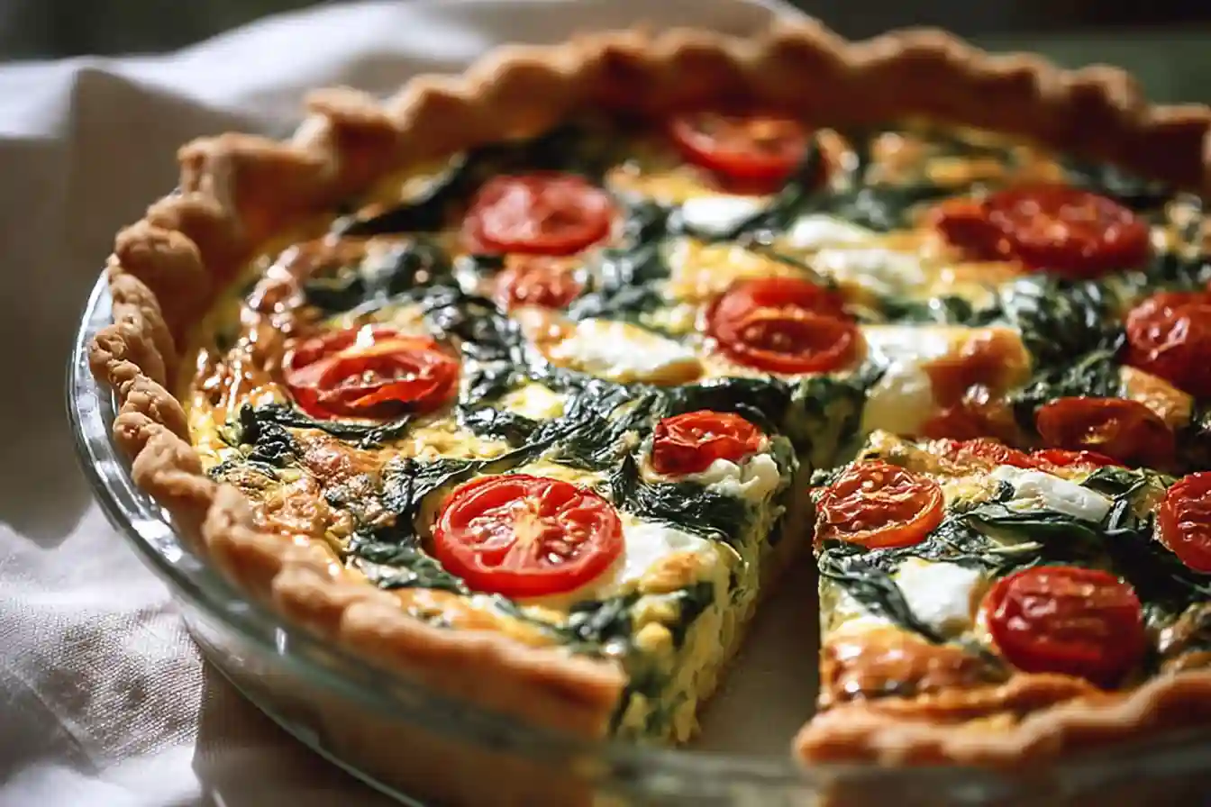 Delicious Spinach Ricotta Quiche: Perfect for Breakfast or Brunch