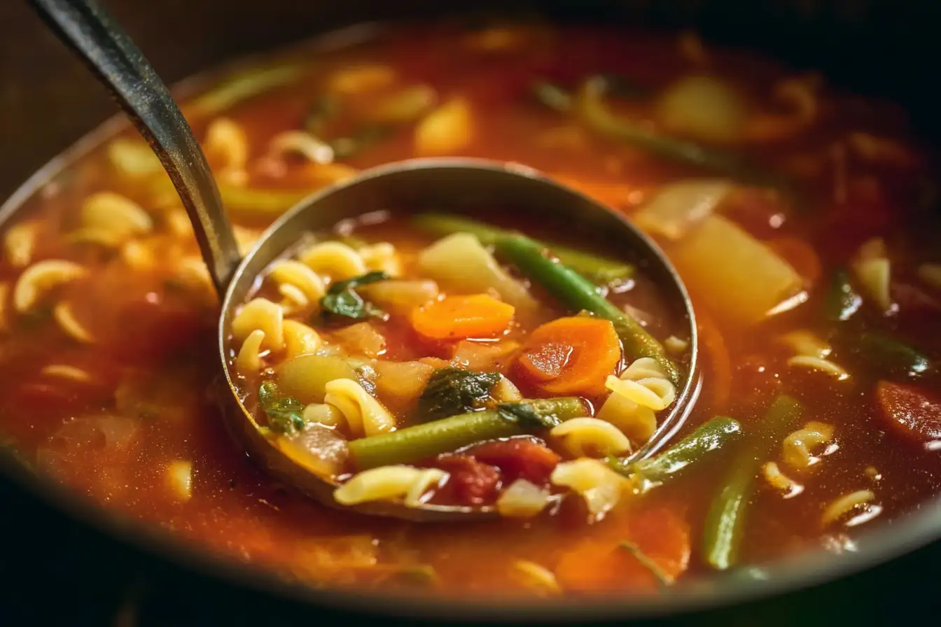 Warm & Hearty Vegan Minestrone Soup Recipe for Cozy Nights