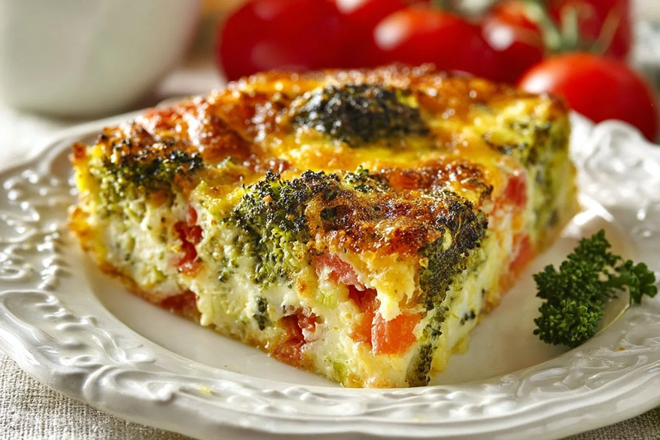 Delicious Crustless Vegetable Quiche for a Healthy Breakfast