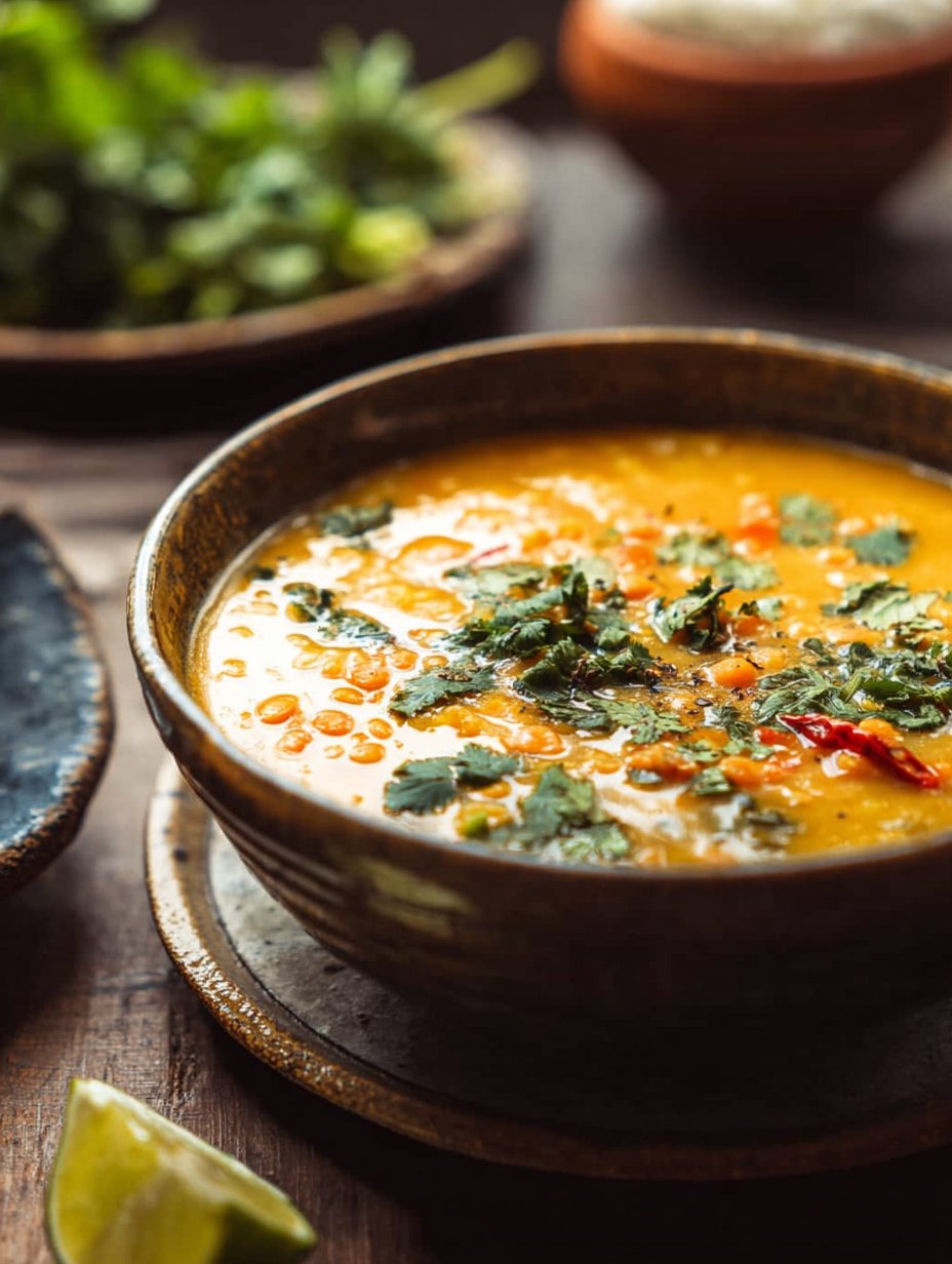 Thai Red Curry Lentil Soup