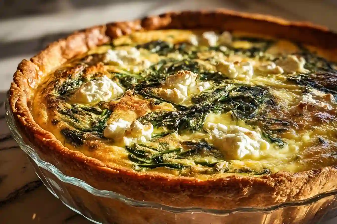 Deliciously Fluffy Crustless Spinach Quiche Recipe for Healthy Mornings
